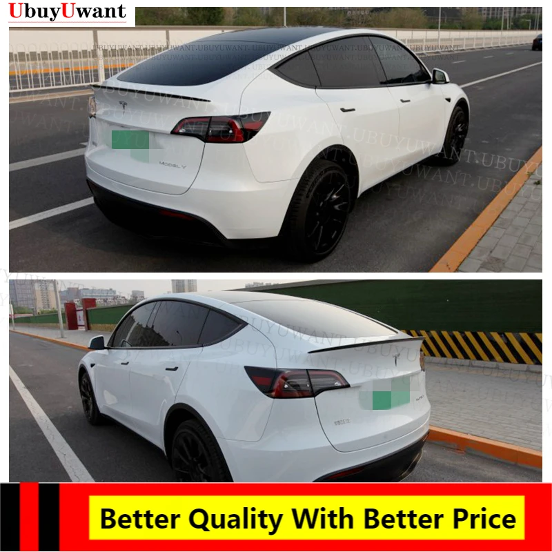 

Спойлер для заднего багажника Tesla Model Y 2020 2021, спойлер из АБС-пластика для заднего крыла автомобиля