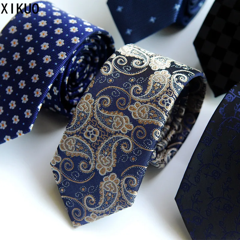 

Галстуки мужские, из 100% шелка, 6 см, в полоску, винно-голубого цвета