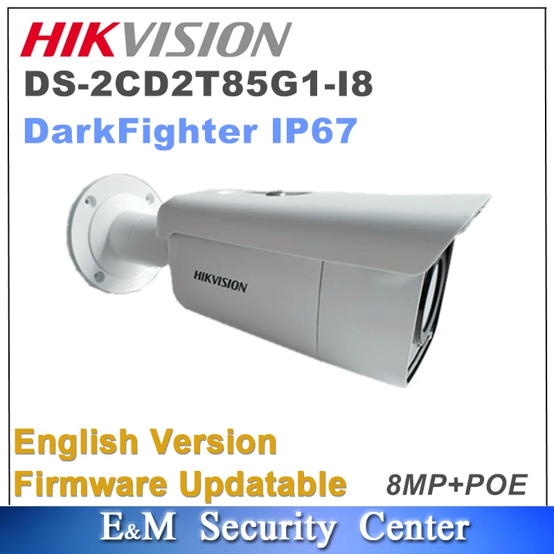 Оригинальный Hikvision английская DS 2CD2T85G1 I8 заменить 2CD2T85FWD 8MP сети IP пуля Камера ИК CCTV