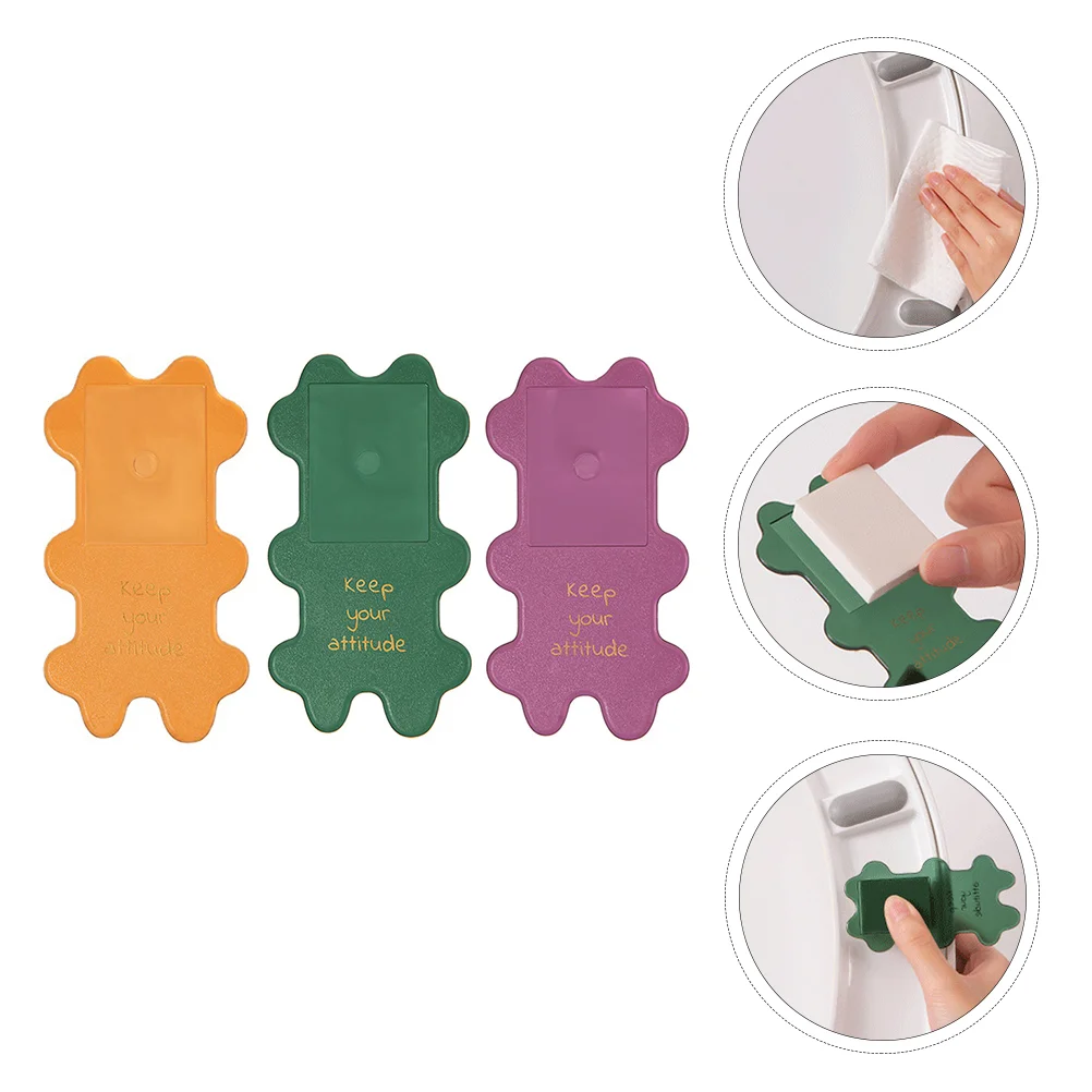

3pcs Delicate Toilet Lid Handle Household Toilet Lid Lifter Restroom Supplies