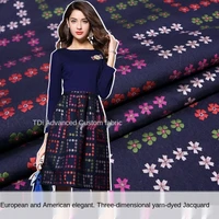 elegant three dimensional plaid yarn dyed fashion fabric sewing fabric factory shop is not out of stock
