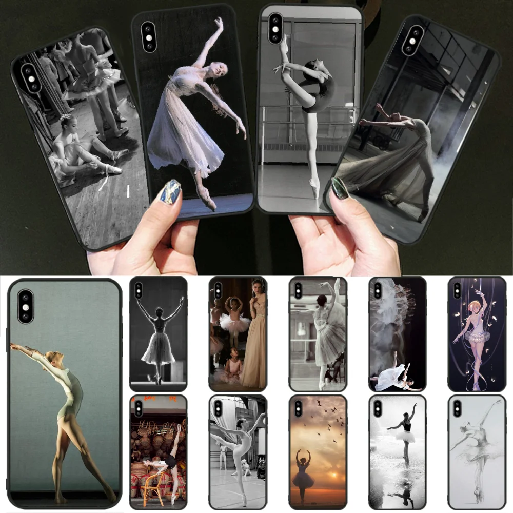 Чехол для телефона BaweiTE Ballet dance iPhone 11 pro XS MAX 8 7 6 6S Plus X 5 5S SE XR|Чехлы-накладки| |