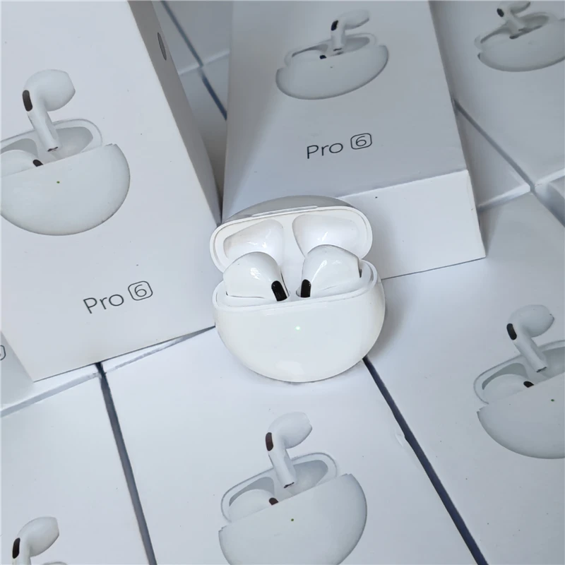 

Беспроводные наушники Air Pro 6 TWS с микрофоном, Tws Bluetooth наушники-вкладыши, спортивные наушники для бега, наушники для Apple iPhone, Xiaomi, Huawei