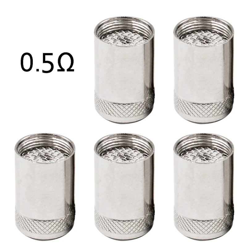 

New 5Pcs/Set Replacement Coil Heads For CUBIS / eGO AIO BF SS316 0.5/0.6 Ohm
