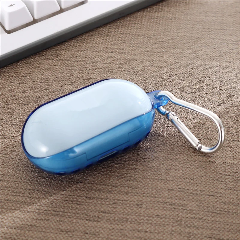 Силиконовый чехол для Samsung Galaxy Buds Buzz Plus прозрачный Bluetooth наушников TWS из ТПУ с