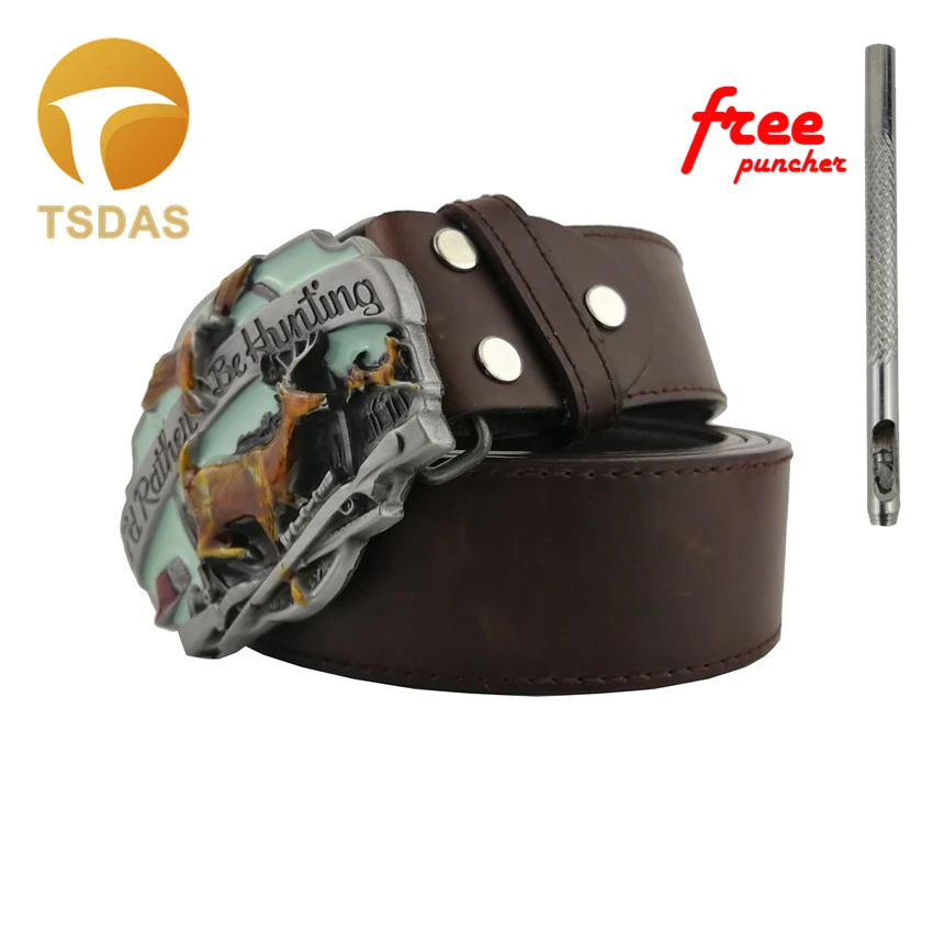 Я предпочитаю охотничьи пряжки для ремня с цветной планкой подходящей ширины 4 см