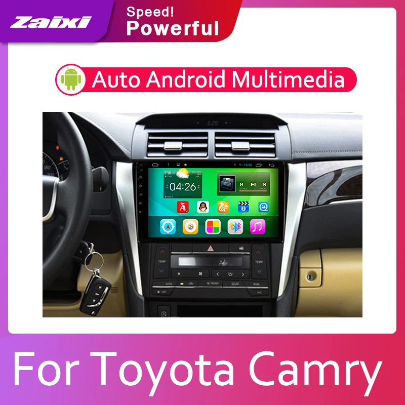 Автомобильный мультимедийный плеер ZaiXi Android 2 Din радио видео авто стерео GPS карта