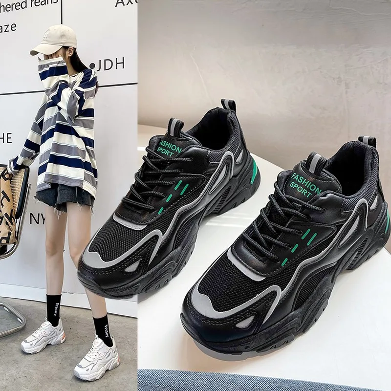 

Chunky Dad Sneakers Women Jogging Gym Shoes for Female Vulcanize Shoes Women Sport Shoes Platform Sneakers