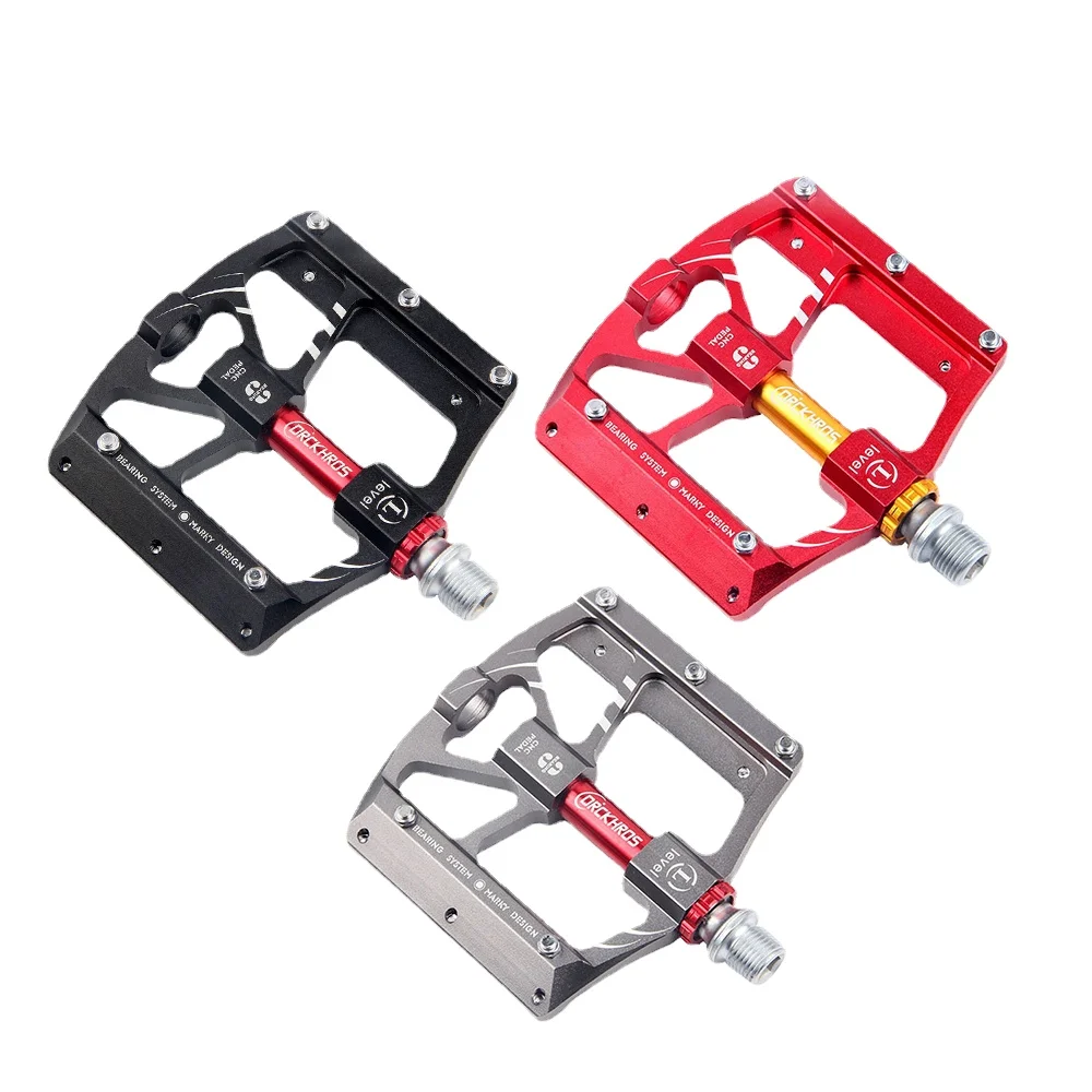 

Сверхлегкий MTB алюминиевые педали из алюминиевого сплава для езды на велосипеде на плоской подошве 3 подшипники велосипед педали для горног...