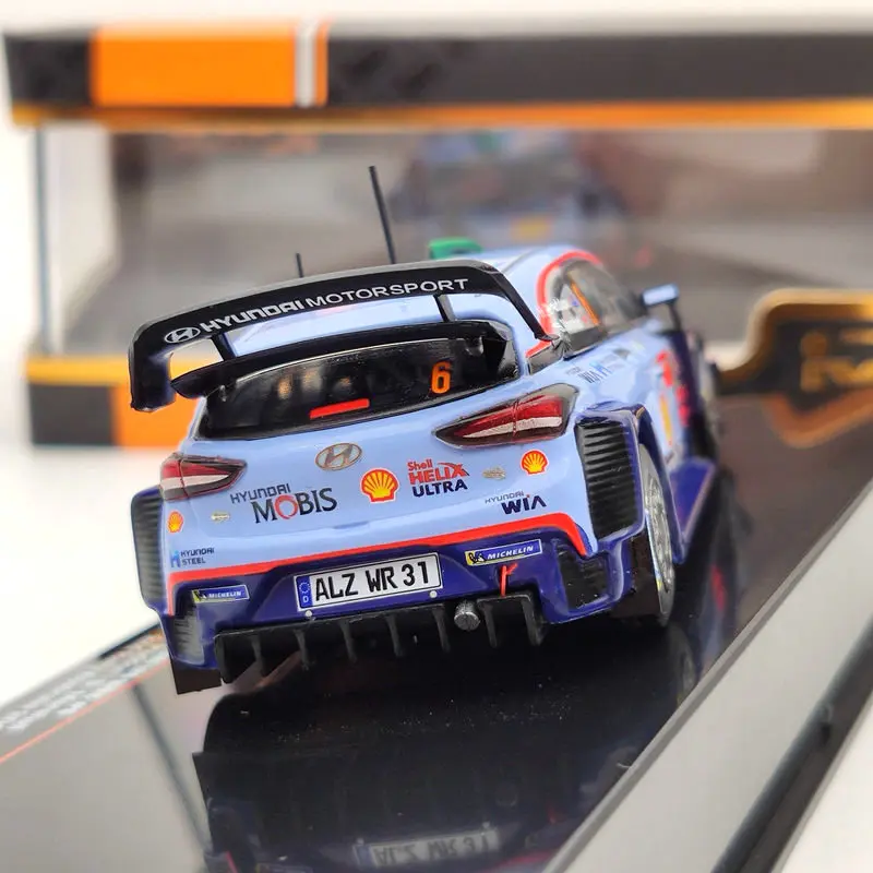 IXO 1:43 для H ~ DAI I20 WRC #6 H.PADDON-S.MARSHALL 2ND RALLY AUSTRALIA 2018 RAM691 Коллекционная модель автомобиля