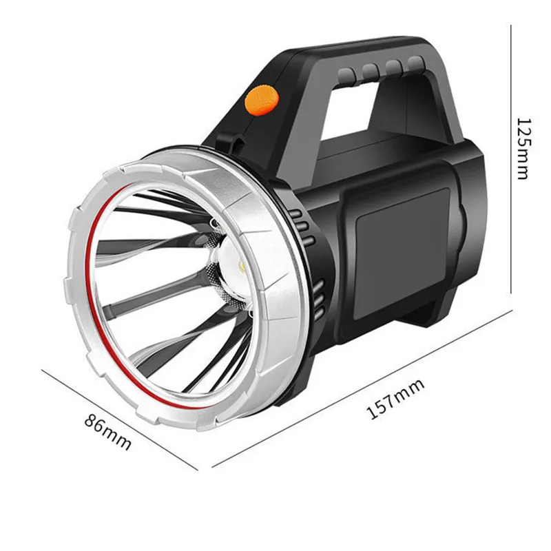 Портативный мощный светодиодный фонарик мини-прожектор 18650 с зарядкой от USB