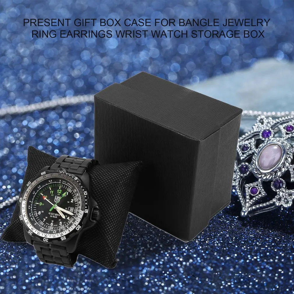 Роскошная коробка для наручных часов классический подарок Подарочный чехол