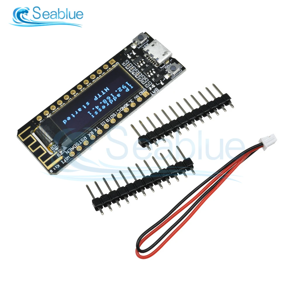 Макетная плата ESP8266 OLED-дисплей 0 91 дюйма 32 Мб флэш-памяти CP2014 модуль NodeMcu для Arduino IOT
