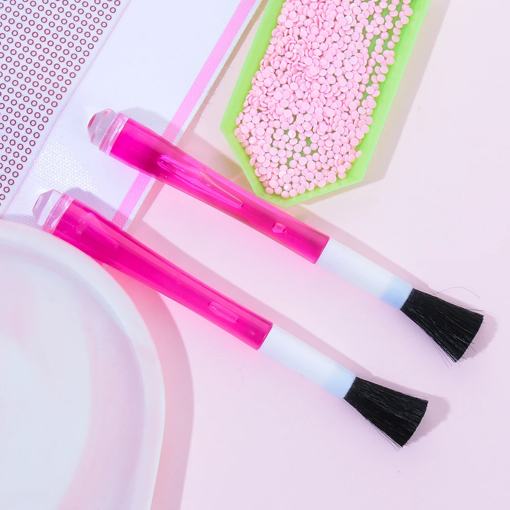 1 шт. двухцелевая ручка для подметания инструмент алмазной живописи точка