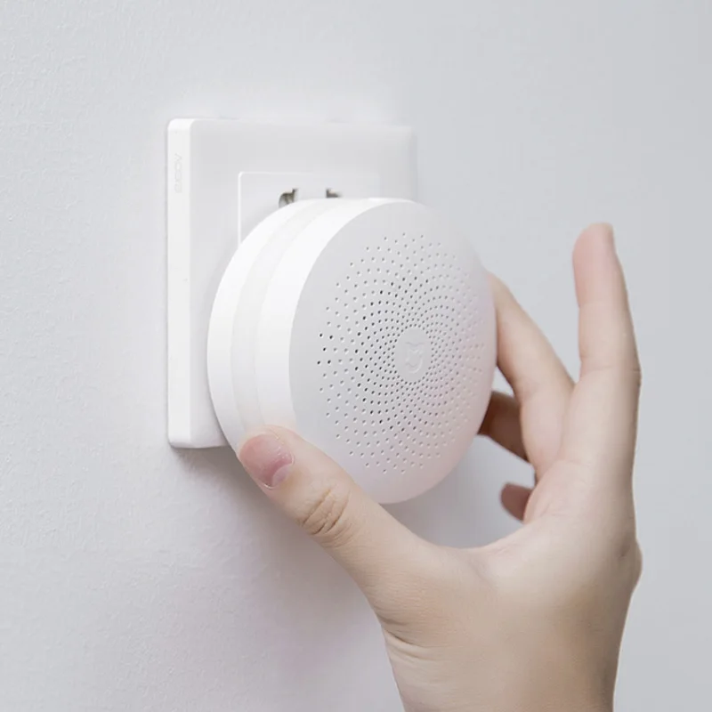 Новинка, Xiaomi Mijia, многофункциональный шлюз, 2 хаба, сигнализация, интеллектуальная, онлайн радио, Ночной светильник, звонок, умный дом, концентратор