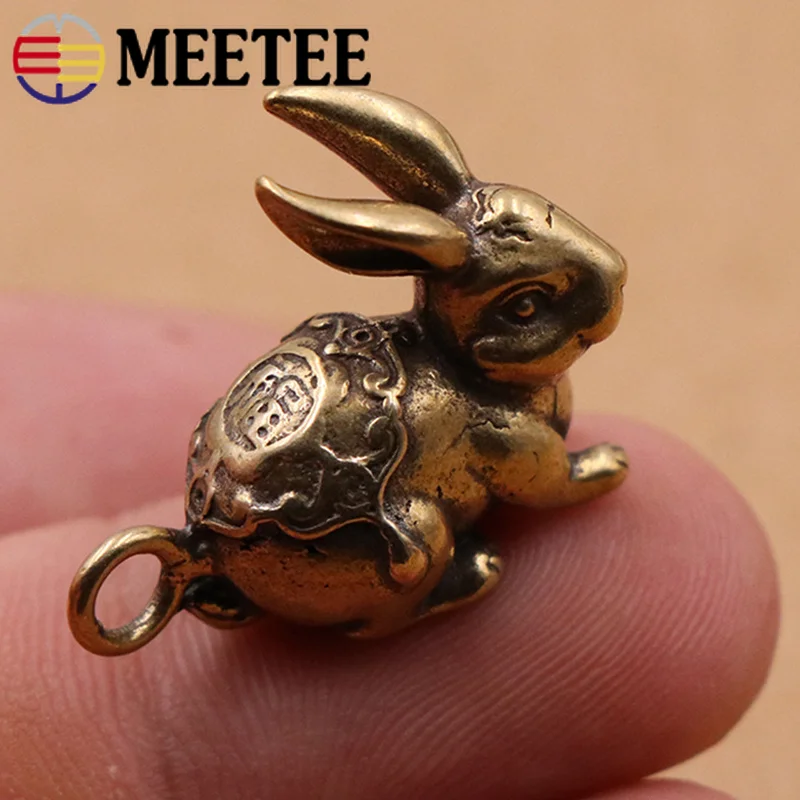 Meetee 1 шт./2 шт. 26x21мм Чистая латунь Висячие пряжки брелок кулон DIY ручное