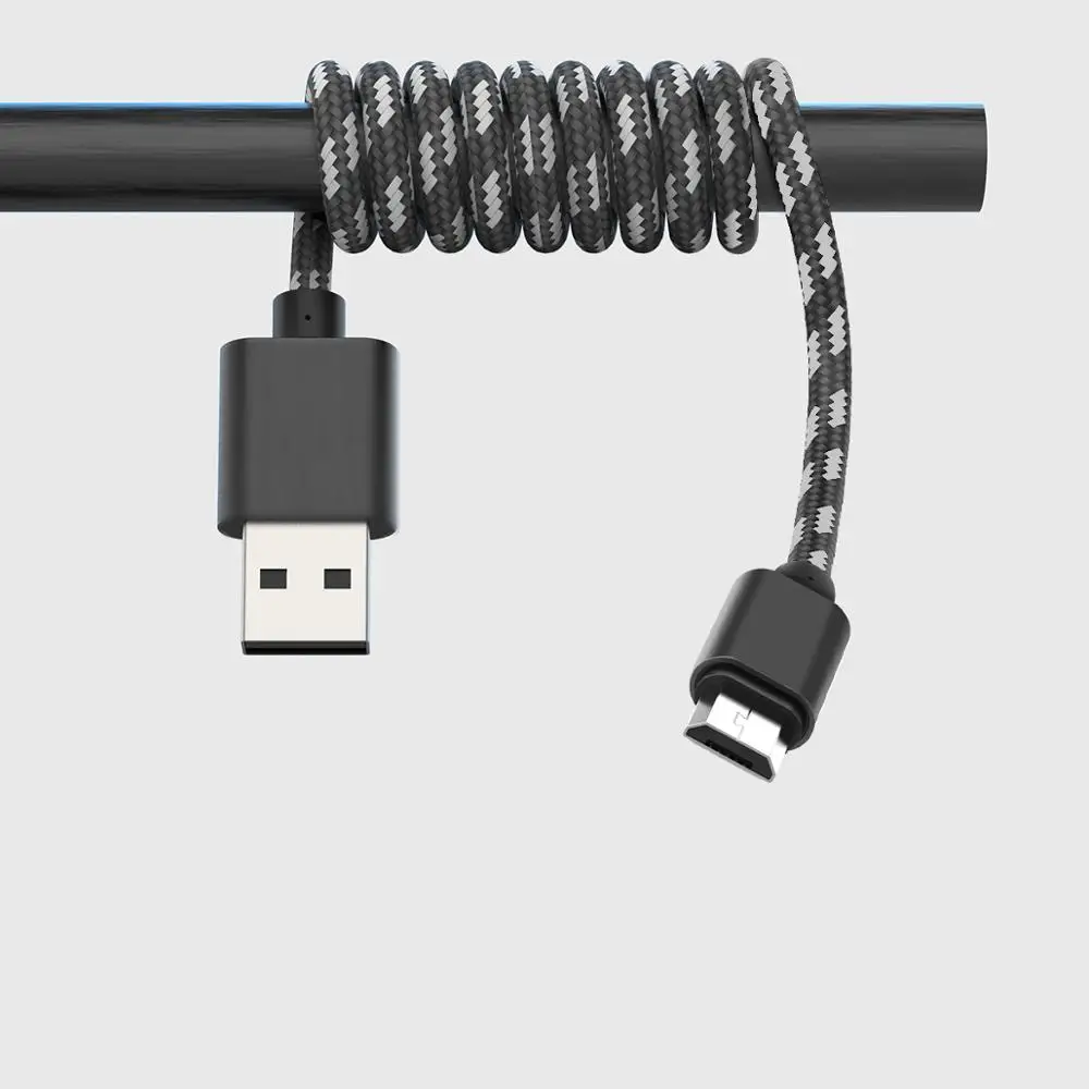 Black for Micro TeckNet зарядное устройство кабель Micro Usb кабель для iphone 11 usb type C Быстрая Зарядка адаптер зарядное устройство провод для samsung huawei Xiaomi шнур - Цвет: Black for Micro