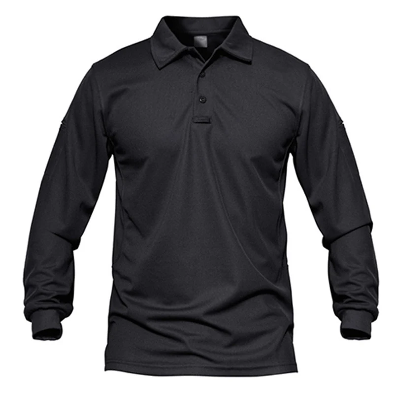 Легкие мужские походные футболки TACVASEN с длинным рукавом для спорта на открытом