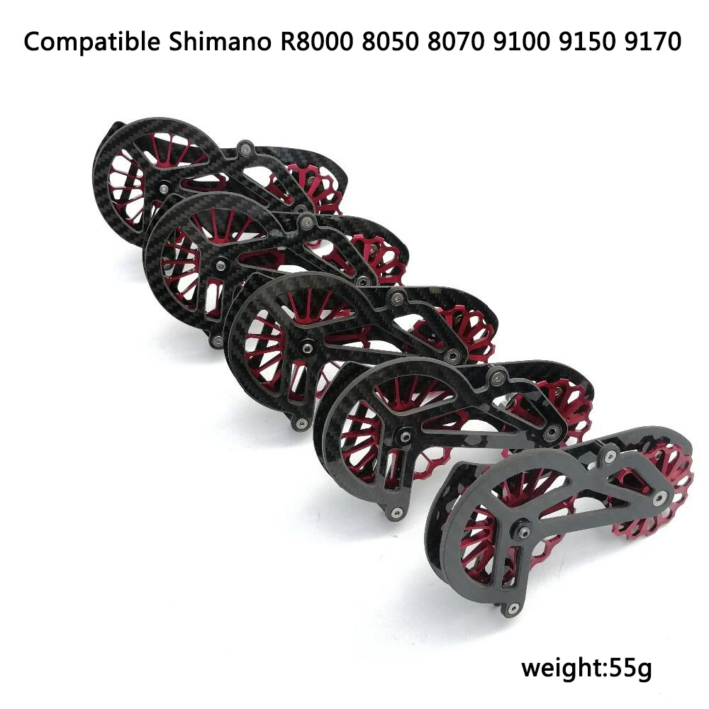 17T велосипедный карбоновый керамический шкив OSPW для Shimano R9100 R8000 8050 8070 9150 9170 серия с