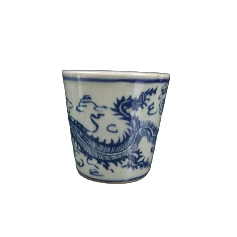 

Chinese Old Porcelain Blue And White Phoenix Cup
