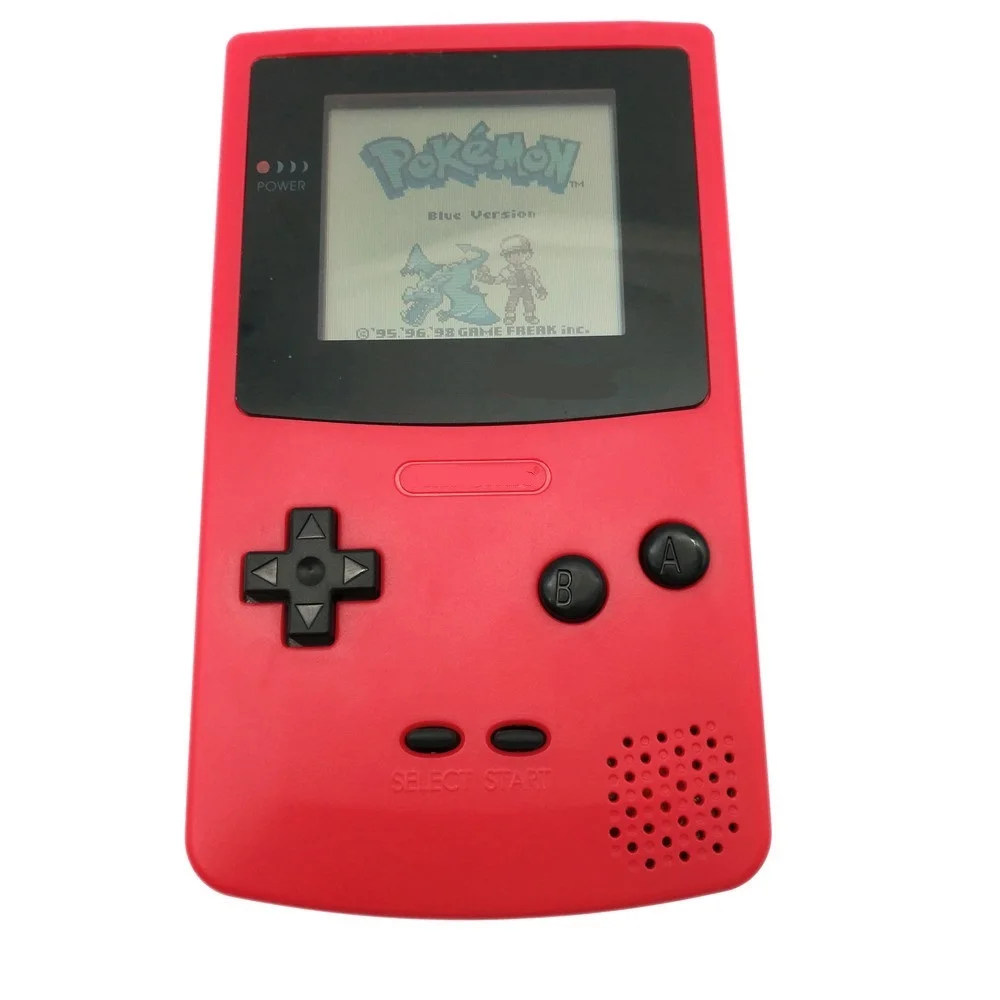 Восстановленный перезаряжаемые для GameBoy цветная консоль GBC + игровая карта