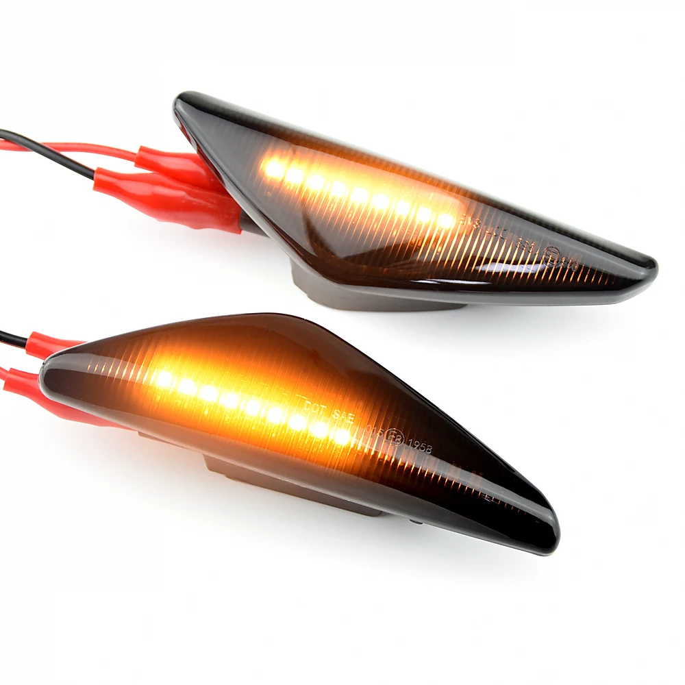 

LED Dynamic Turn Signal Light Side Fender Marker Lamp Sequential Indicator Light For BMW X3 F25 X5 E70 X6 E71 E72 2008-2014
