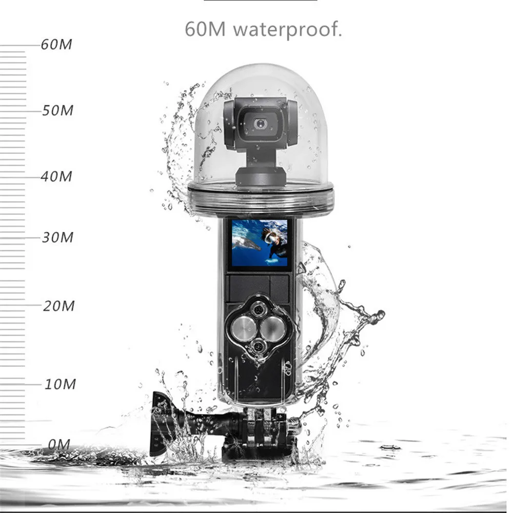 

for DJI OSMO 60M Waterproof Housing Case Pocket Case Diving Protective Shell for DJI OSMO Pocket Gimbal Camera Accessories