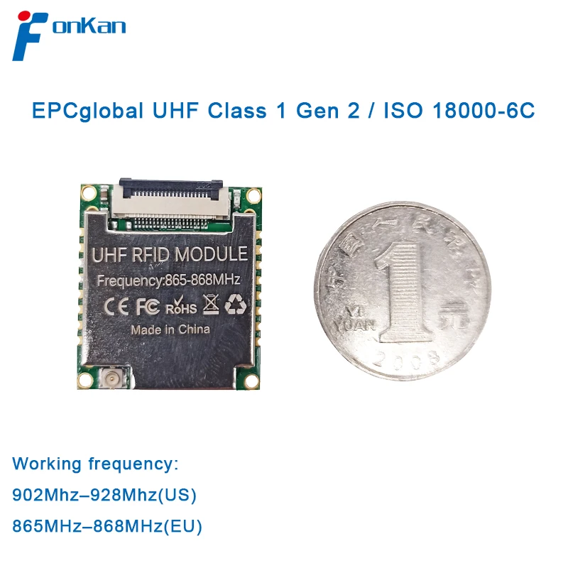 FONKAN высокопроизводительный UHF RFID ридер PR9200 модуль 865-868 МГц 902-928 с портом антенны |