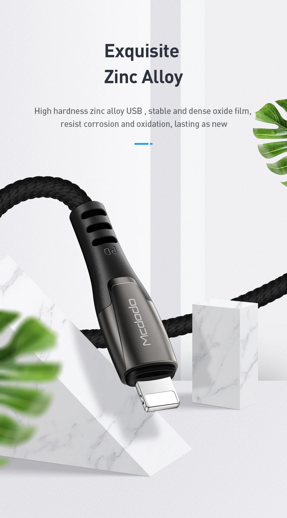 Mcdodo USB-C PD 18W кабель для быстрой зарядки type C для зарядного устройства lightning USB C для iPhone XR XS Max 8 Plus iPad Pro Кабель