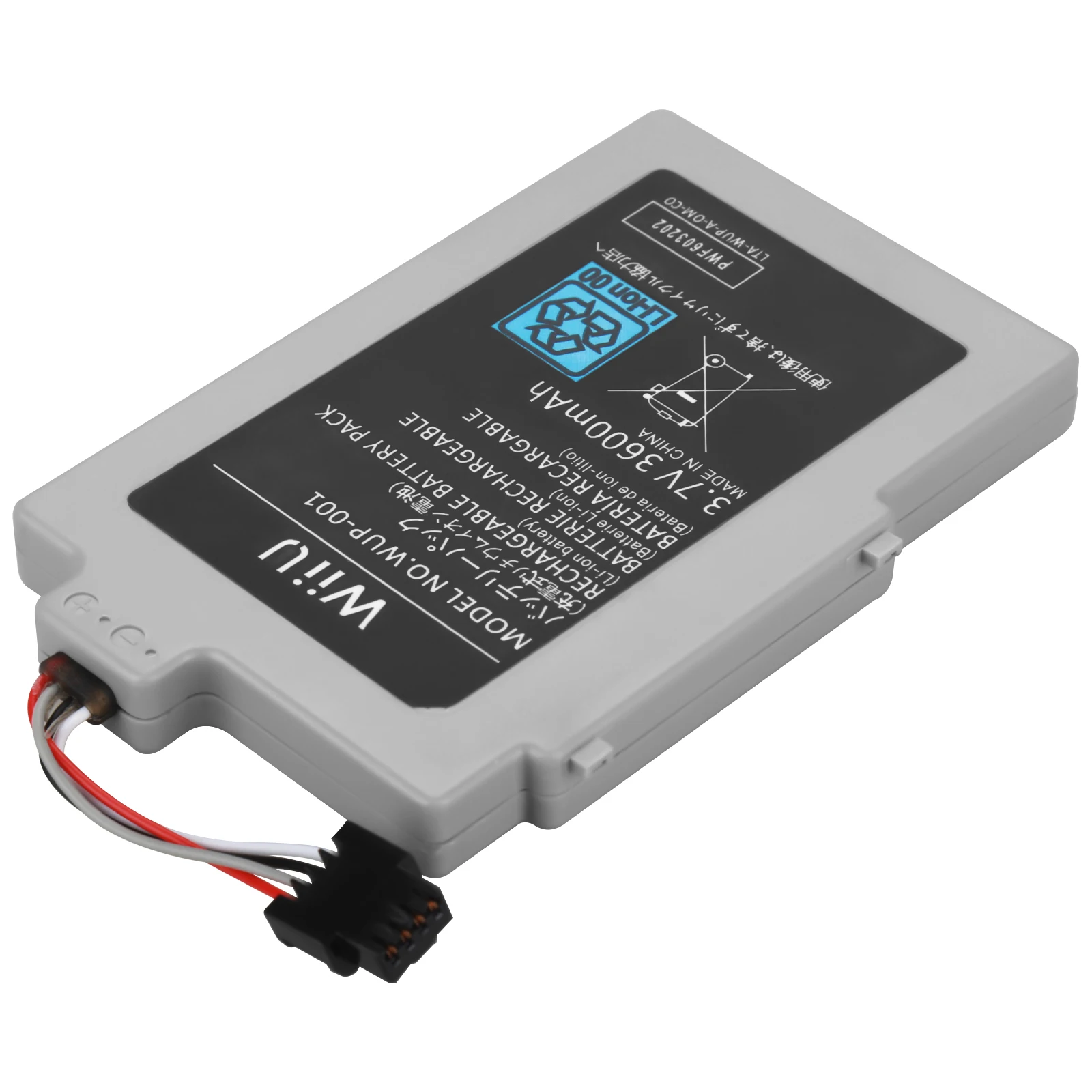 3600mAh Battery for Nintendo WiiU Gamepad Joystick Controller Bateria 3.7V Li-Ion Rechargeable Batteries Replacement | Электроника