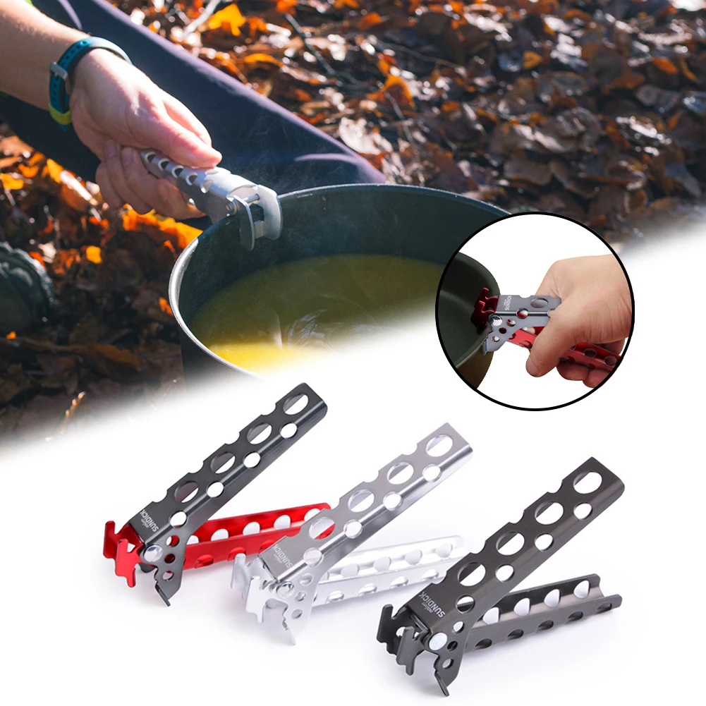 

Camping Anti-Scald Pot Pan Bowl Gripper Outdoor Handle Holder Clip Camping Cookware Handle Holder Clip Clamps Camping Supplies