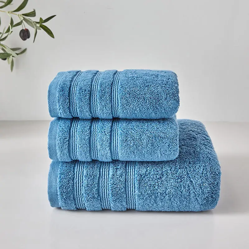 cotton towels bath towel sets absorbent adult bath towels solid color soft face shower towel for bathroom washcloth 80x160cm free global shipping
