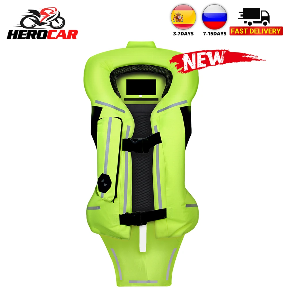 

NEW Motorcycle Air-bag Vest Moto Racing Advanced Air Bag System Motocross Protective Airbag Jacket Reflective Safety Vest