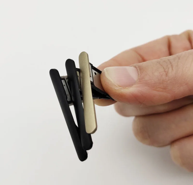 Оригинальный держатель лотка для Micro SD Sim-карты С Пылезащитным блоком Sony Xperia XA1 Plus