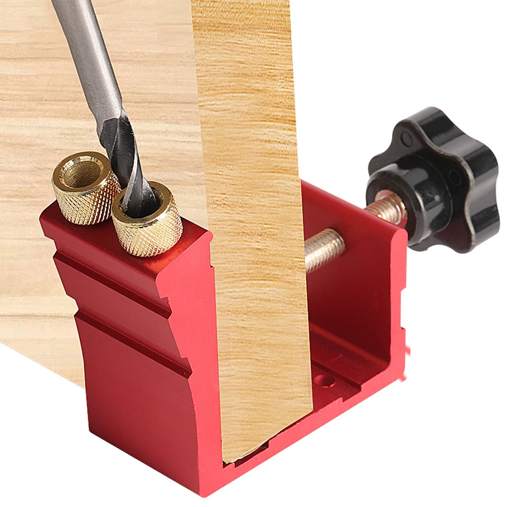 

15 Degree Pocket Hole Dowelling Jig Drilling Kit Oblique Punching Hole Locator Drill Guide Puncher DIY Woodworking Tools