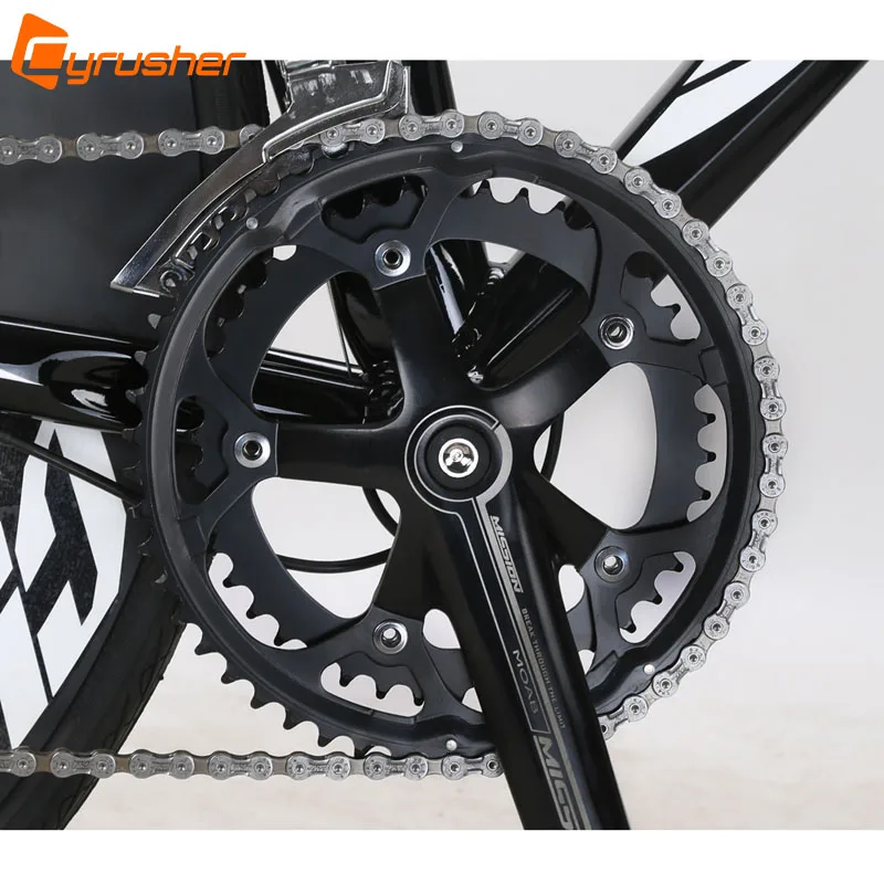Cyrusher XC700 дорожный велосипед 16 скоростей 700C 54/56 см светильник алюминиевая рама дорожный велосипед механические дисковые тормоза гоночный велосипед
