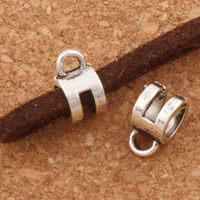 hollow connectors bails beads 8 67x5mm 700pcs zinc alloy fit charm european bracelet l695