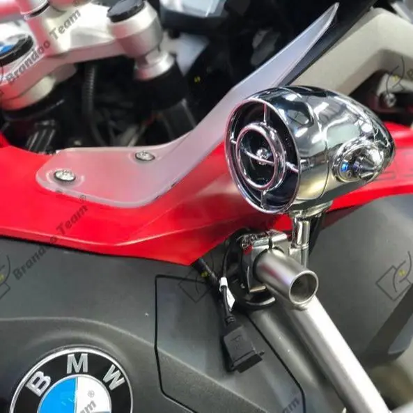 Водонепроницаемый MP3-плеер для мотоцикла Bluetooth-колонка с алюминиевым корпусом 12 В