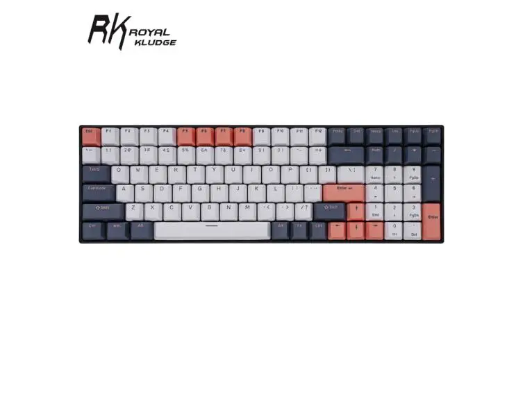 RK100 PBT Bluetooth Wireless/2.4G/Wired 3 Mode 100 Key Mechanical Keyboard RK,Cherry MX Switch