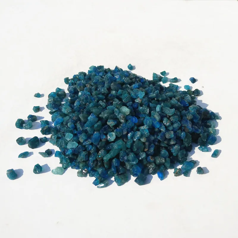 100 натуральные голубые апатитные полированные камни небольшого размера кристалл