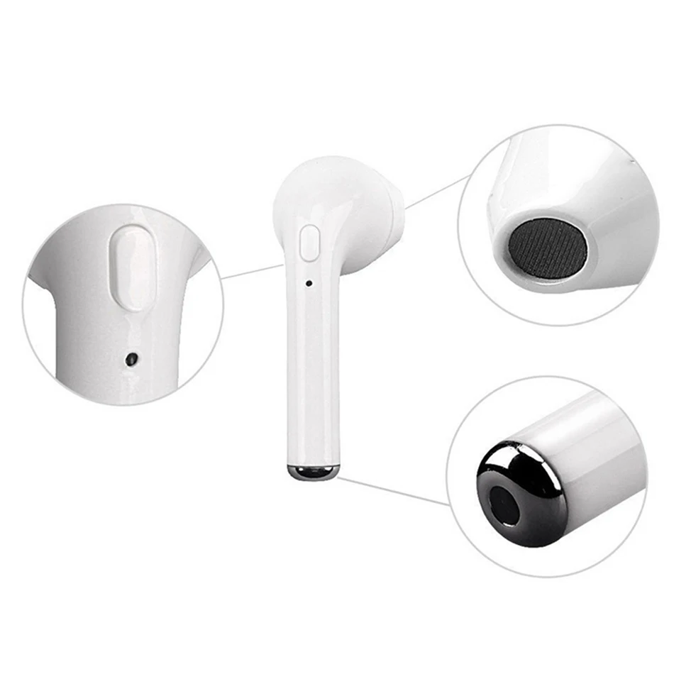 TWS Wireless Earphone Bluetooth Earphones In-Ear Invisible Music Earbud For Apple iPhone 6 7 Samsung Xiaomi Sony Head Phone | Электроника