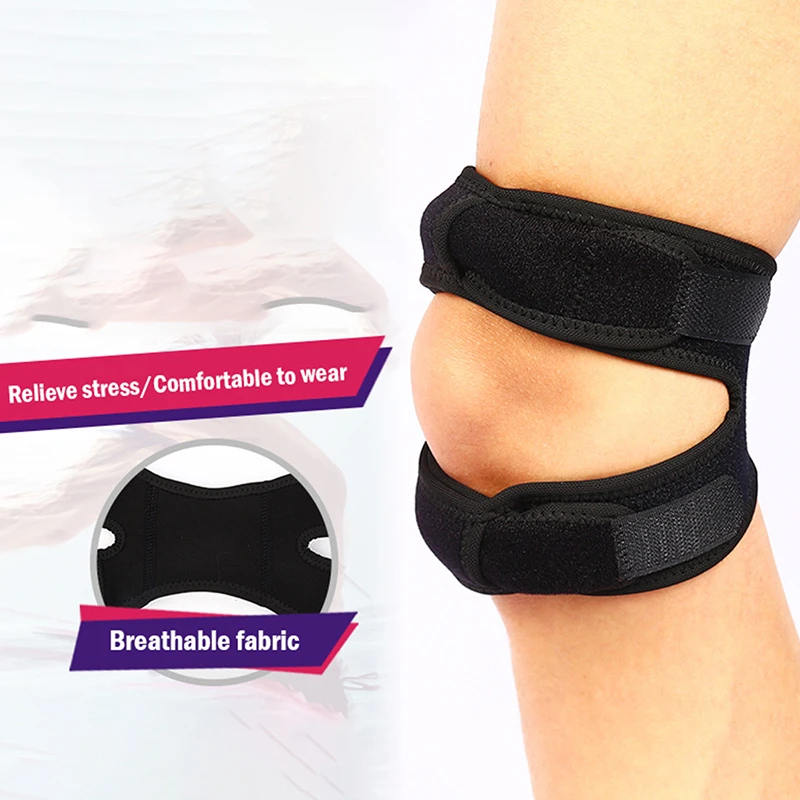 

Adjustable Knee Patellar Tendon Support Strap Band Knee Support Brace Pads for Running Basketball Outdoor