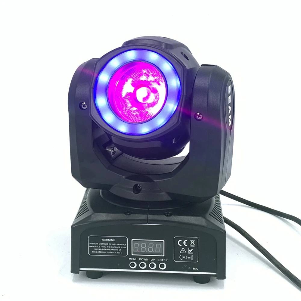 DJ Lighting Mini Moving Head  60W Beam Stage Led Light With 12LED SMD5050 RGB Super Bright LED Strobe Spot Light Dmx Control