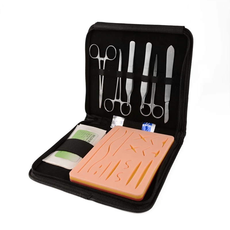 

Suture Practice Kit Suture Skin Silicone Pad Complete Suture Practice Kit for Student Nurse Teaching Training