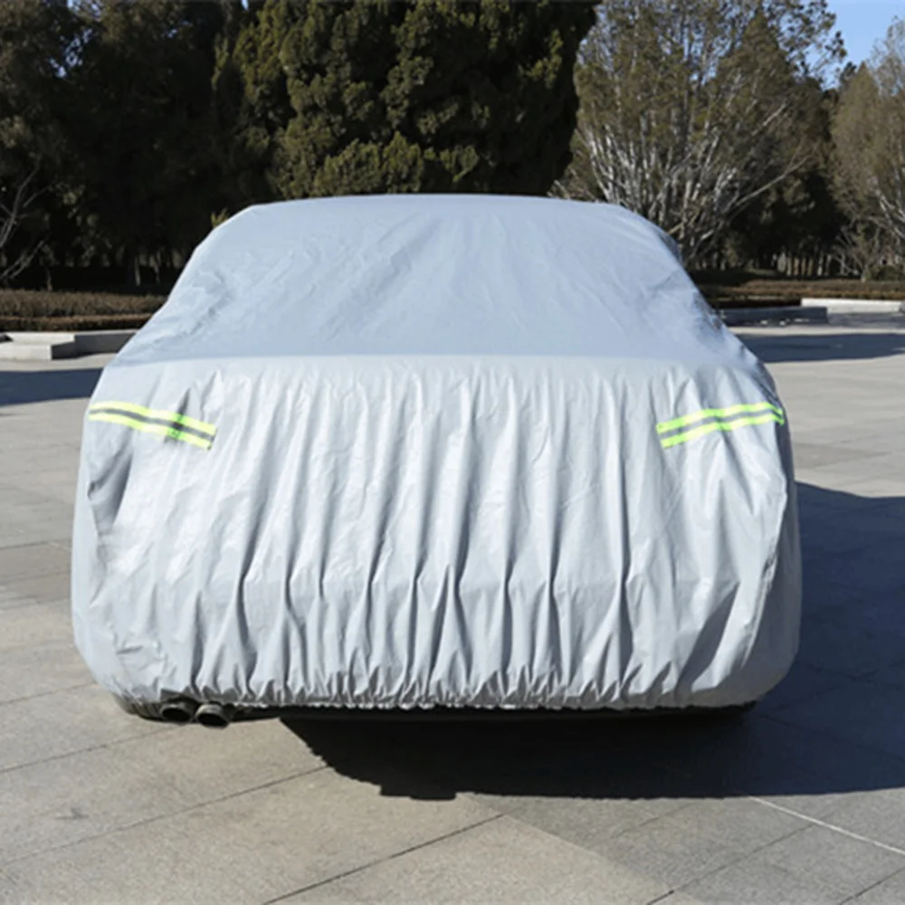 

Universal Full Car Snow Ice Waterproof Sun UV Rain Shade Cover Outdoor Protector - Size