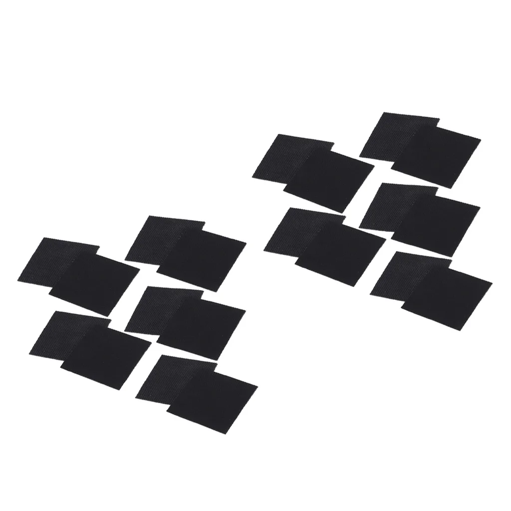 10 пар резиновых нескользящих самоклеющихся подошв для обуви|аксессуары нижнего