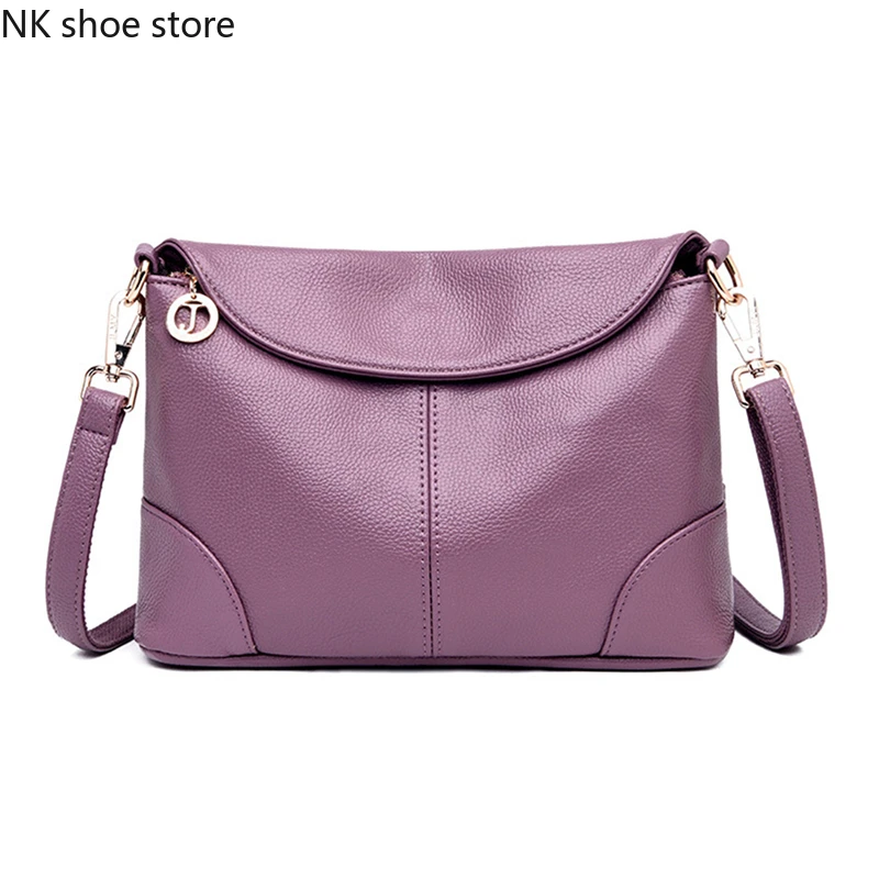 

Women Quality Leather Crossbody Bags Fashion Ladies Messenger Bag Casual Solid Color Shoulder Bag For Female Bolsas De Mujer