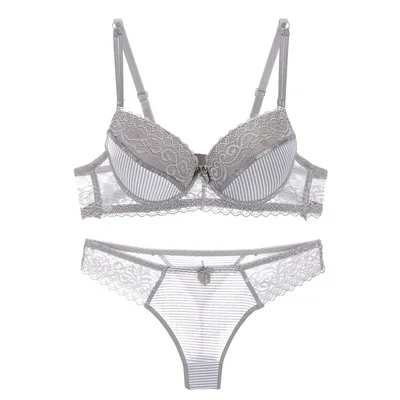 Комплект нижнего белья для девочек комплект полосатых бюстгальтеров дышащие