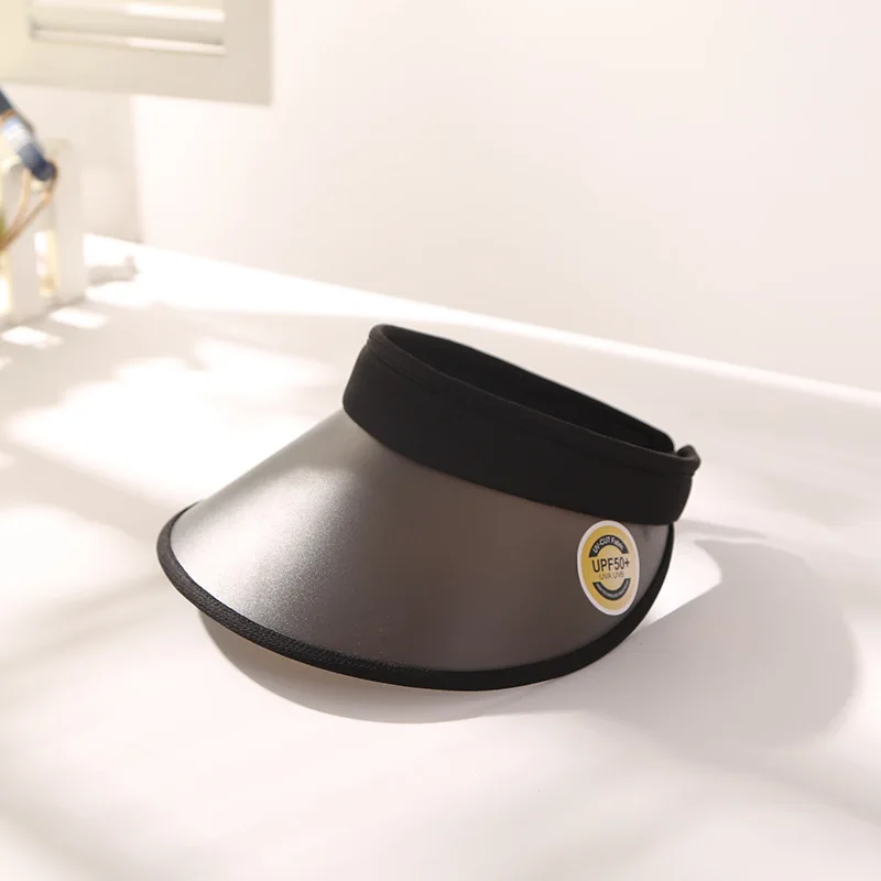 High Quality UPF50+ Sunscreen Sun Hat Women Summer Beach Visor Hat Lady Fashion Face Protect Empty Top Hat Bike Riding Sport Hat