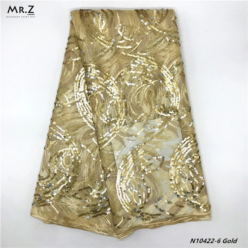 Mr. Z 2019 Африканский блестки кружево вышивка высокое качество Свадебный